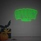Brighten Up Your Bar, Halloween Party, or Home with the Melting Spooky Vibes LED Neon Sign.