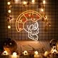Light Up Your Bar, Game Room, or Kitchen with the Exclusive Pizza Skull LED Neon Sign.
