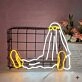 Elevate your Halloween ambiance at home, office, or bar with the Sad Ghost Sitting On The Ground LED Neon Sign.