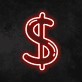 Dollar Neon Sign
