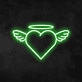 Angel Heart Neon Sign