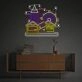 Brighten Your Festive Season: Christmas Street Scene LED Neon Sign for Home, Holiday Parties, and Storefronts Decorations