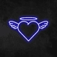 Angel Heart Neon Sign