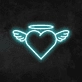 Angel Heart Neon Sign