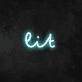 Lit Neon Sign
