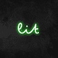 Lit Neon Sign