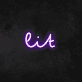 Lit Neon Sign
