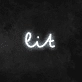 Lit Neon Sign