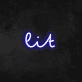 Lit Neon Sign