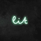 Lit Neon Sign