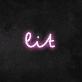 Lit Neon Sign