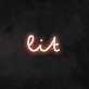 Lit Neon Sign