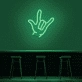 Rock On Hand Neon Sign