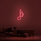 Music Note Neon Sign