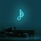Music Note Neon Sign