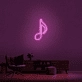 Music Note Neon Sign