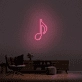 Music Note Neon Sign
