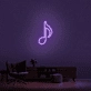 Music Note Neon Sign