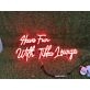 Brighten Your Bar or Game Room with Have Fun With Tikka Lounge Red LED Neon Sign.