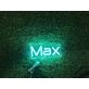 Brighten Your Office, Store, and Bar Ambiance with the Max Blue LED Neon Sign.