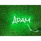 Brighten Up Any Space: Adam Greet LED Neon Sign, Perfect for Home Decor, Office, Storefronts, and Celebrations.