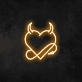 Devil Heart Neon Sign