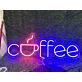 Brighten Up Your Café or Home Kitchen with the Warm Glow of the Coffee With Coffee Cup LED Neon Sign.