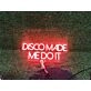 Elevate Your Bar, Wedding, or Party Ambiance with the Disco Made Me Do It Red LED Neon Sign.