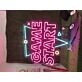 Level Up Your Gaming Room, Office, or Bar Ambiance with the Game Start LED Neon Sign