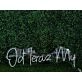 Add a modern flair to your bar, office, and wedding ambiance with the Od Teraz My White LED Neon Sign.
