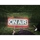 Brighten Your Studio, Bar, or Home Theater Ambiance with the On Air LED Neon Sign.