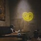 Brighten Up Your Bar, Cafe or Game Room with the Unique Glow of Pretzel LED Neon Sign.