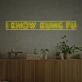 Elevate Your Home Gym or Office with the Vibrant "I Know Kung Fu" LED Neon Sign.