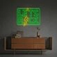 Bring electrifying vibes to your bar, concert, or music event with Lets Rock With Lightning LED Neon Sign.