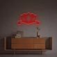 Brighten Your Space: Lotus LED Neon Sign Ideal for Weddings, Bars, and Cozy Home Decor.