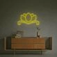 Brighten Your Space: Lotus LED Neon Sign Ideal for Weddings, Bars, and Cozy Home Decor.