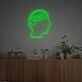 Elevate Your Home, Office, or Bar Ambiance with the Open Brain LED Neon Sign.