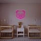 Brighten Your Space: Cute Panda Head LED Neon Sign Perfect for Kids' Rooms, Play Areas, and Birthday Celebrations