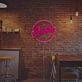 Brighten Your Bar, Wedding, and Office Ambiance with the Paradise With Circle LED Neon Sign.