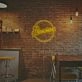 Brighten Your Bar, Wedding, and Office Ambiance with the Paradise With Circle LED Neon Sign.