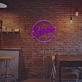 Brighten Your Bar, Wedding, and Office Ambiance with the Paradise With Circle LED Neon Sign.