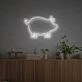 Brighten Up Any Space - Home, Bar, or Office with the Pig Line Drawing LED Neon Sign.