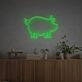 Brighten Up Any Space - Home, Bar, or Office with the Pig Line Drawing LED Neon Sign.