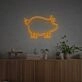 Brighten Up Any Space - Home, Bar, or Office with the Pig Line Drawing LED Neon Sign.
