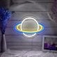 Bring cosmic charm to your home, office, or event with the Planet With Star Rings LED Neon Sign.