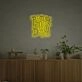 Brighten Your Gaming Room or Bar: Play All Day By Fat Font LED Neon Sign Brings Vibrant Fun.
