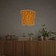 Brighten Your Gaming Room or Bar: Play All Day By Fat Font LED Neon Sign Brings Vibrant Fun.
