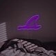 Brighten Up Your Bar, Office, or Beach House with the Shark Fin LED Neon Sign.