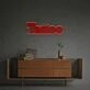 Elevate Your Space: Tatto By Rome Font LED Neon Sign for Home Decor, Bars, and Weddings.