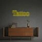 Elevate Your Space: Tatto By Rome Font LED Neon Sign for Home Decor, Bars, and Weddings.